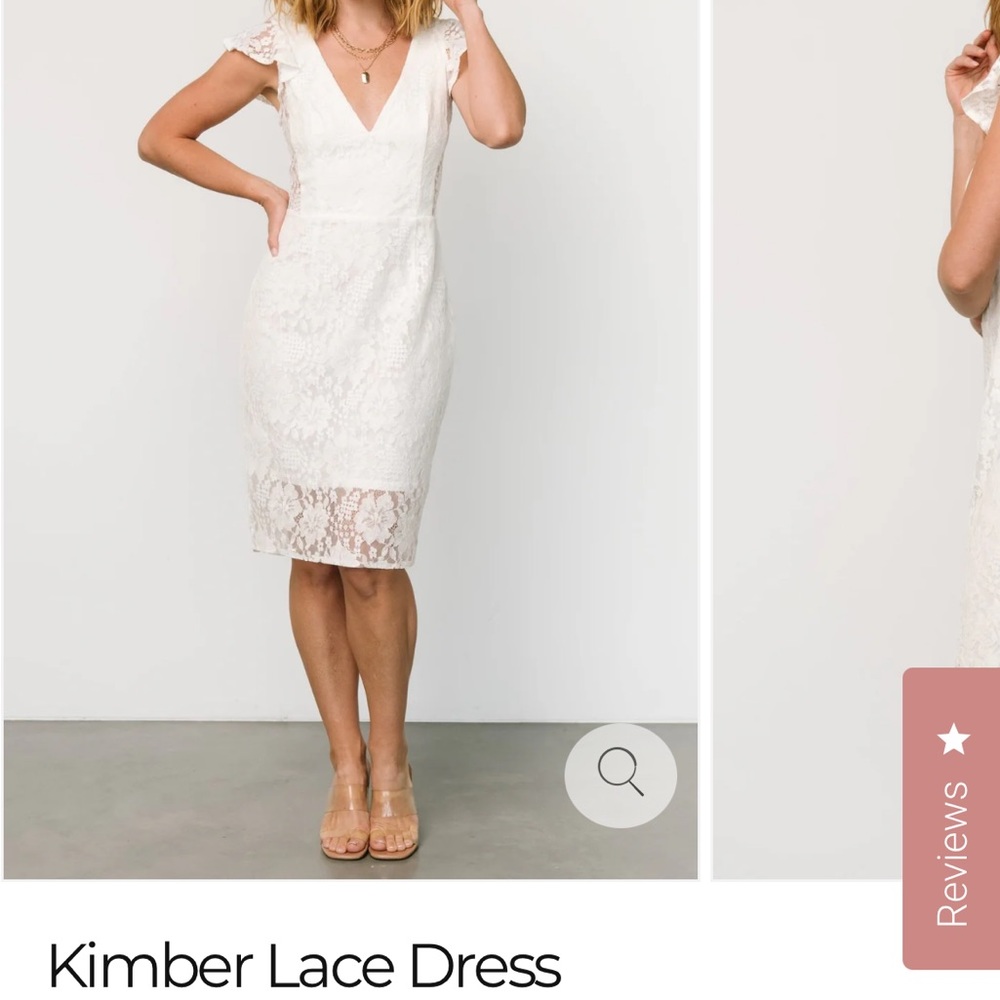 White Sheath Midi Dress with Flutter Cap Sleeves